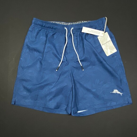 NWT - Tommy Bahama Swim Trunk - Blue - UPF 30 Protection - Small - Picture 1 of 4